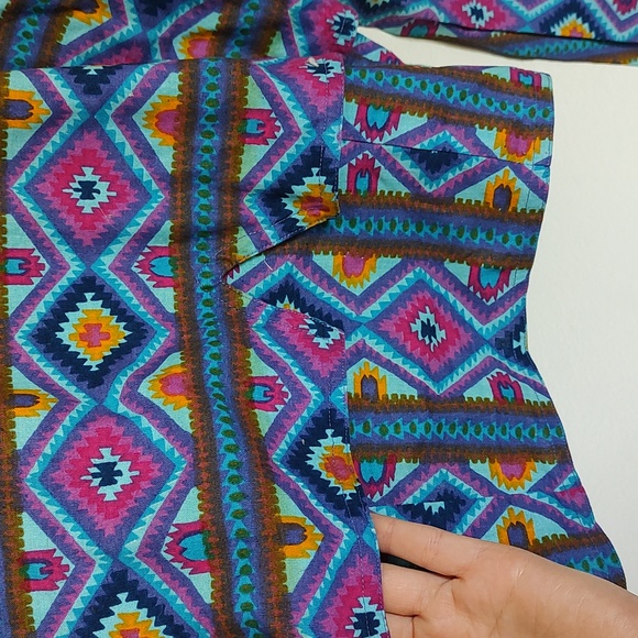 VTG 90s Western cropped button down - Picture 2 of 8